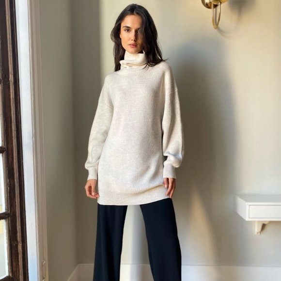 Aritzia Mackey Turtleneck Dress Size S - Picture 1 of 5